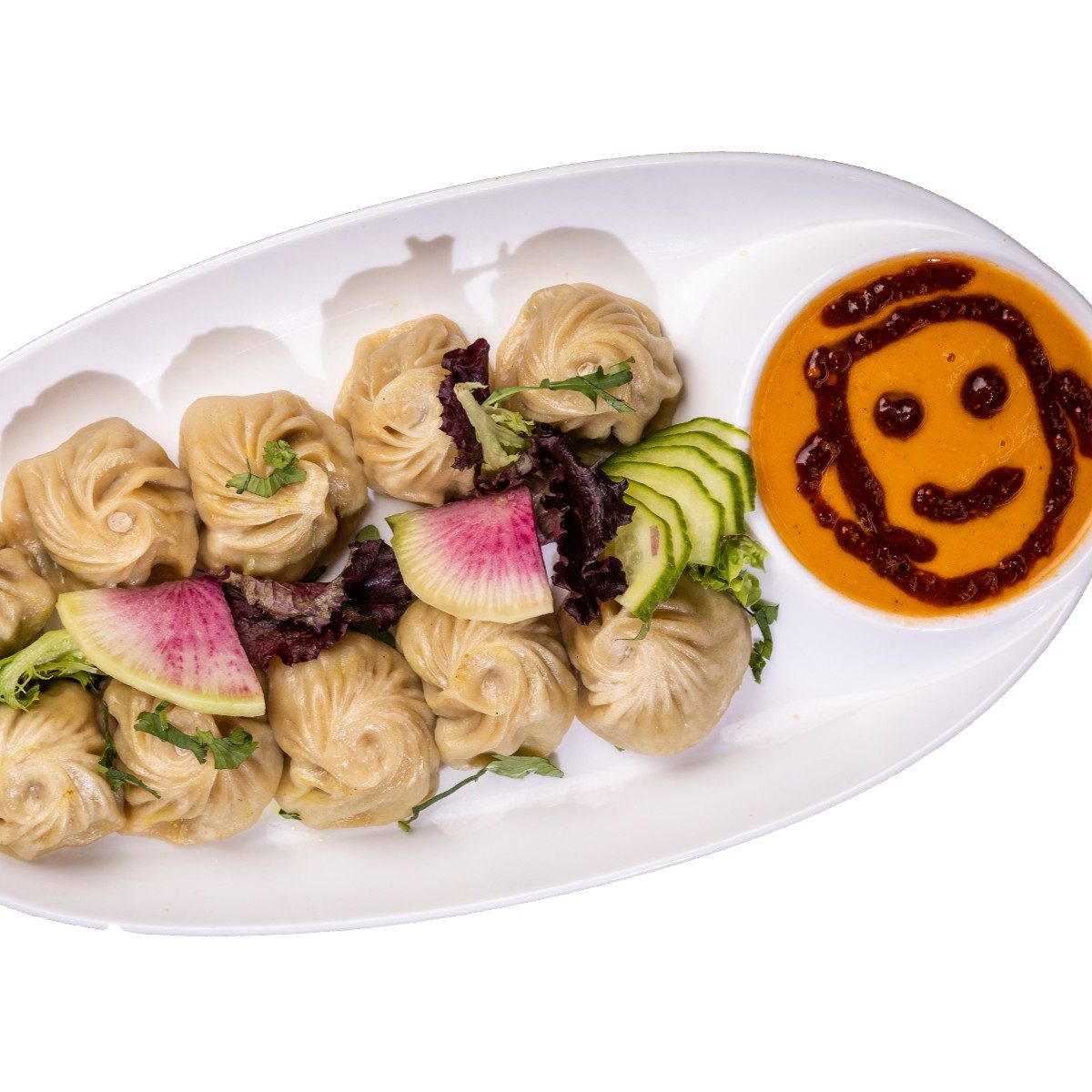 Steamed Chicken Momo.