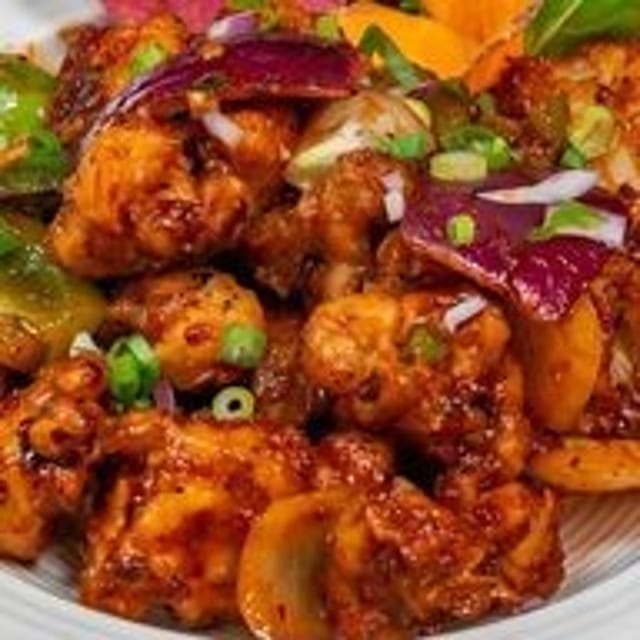 Vegetable Manchurian Gravy (Vegan).