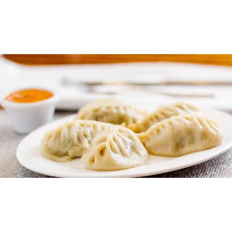 Chicken Momo Platter.