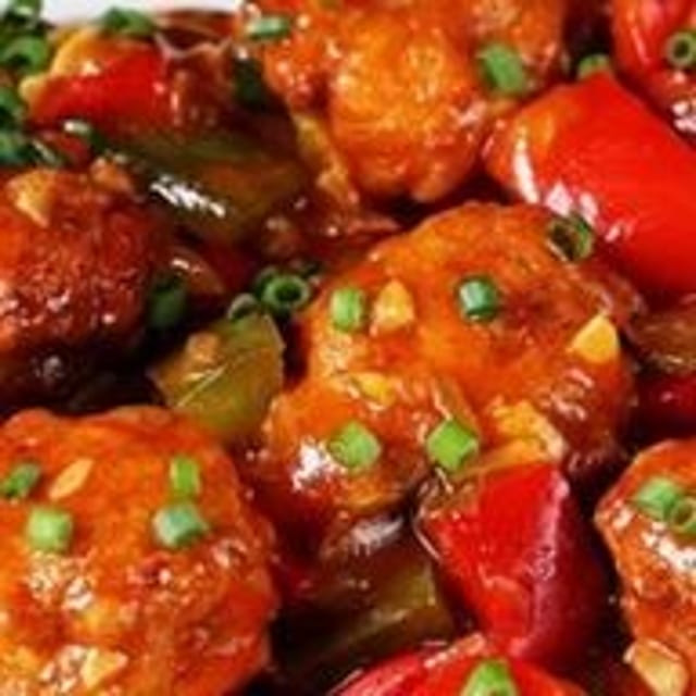 Chicken Manchurian Dry.