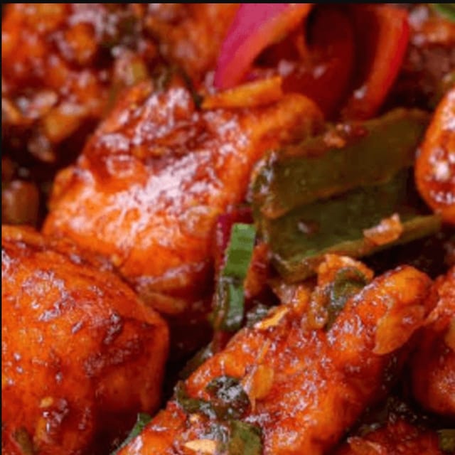 Paneer Manchurian Dry.