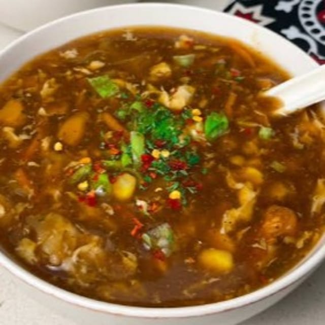 Chicken Hot & Sour Soup.