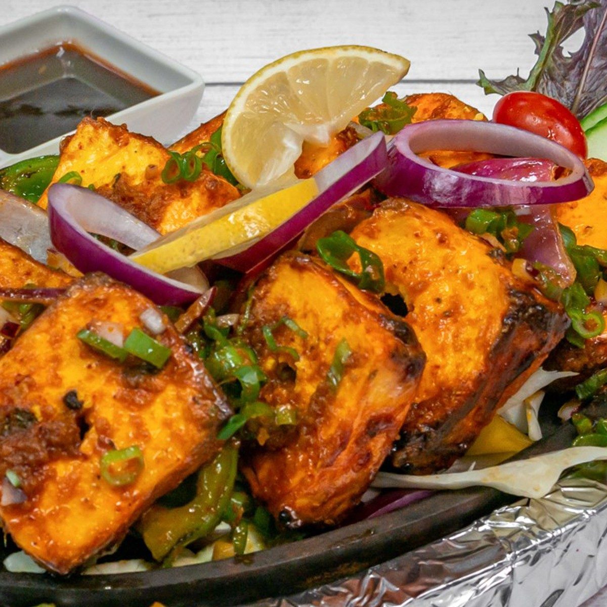 Tandoori Paneer Tikka.