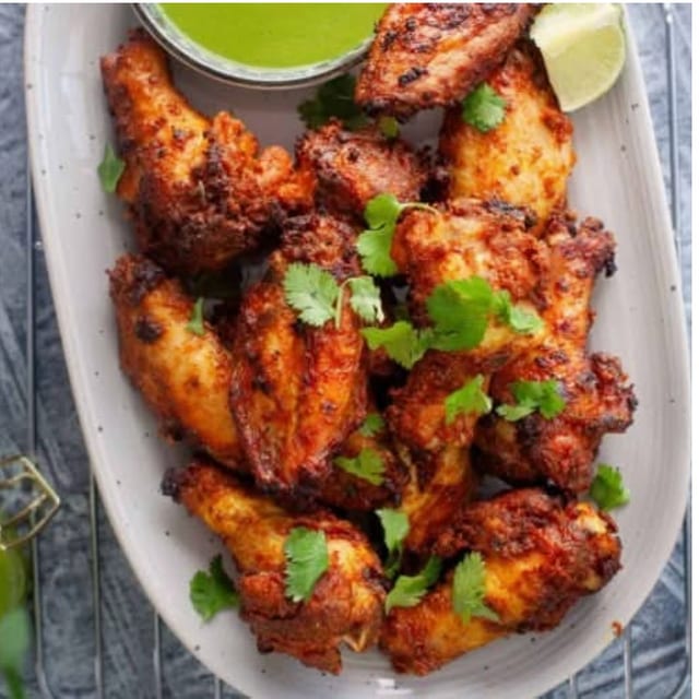 Spicy Chicken Wings.