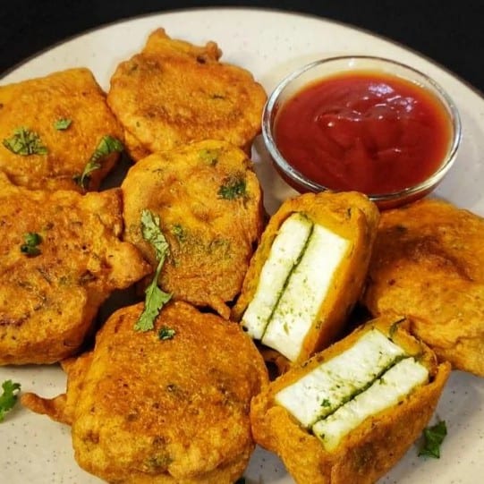 Paneer Pakoras.