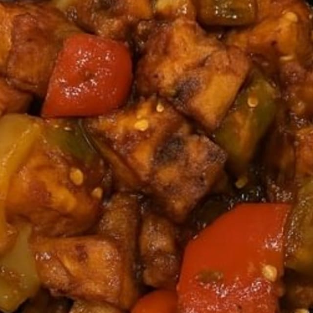 Chilli Paneer.
