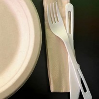  Full Set (Disposable Plates,fork, spoon & Napkin) for 10 people. 