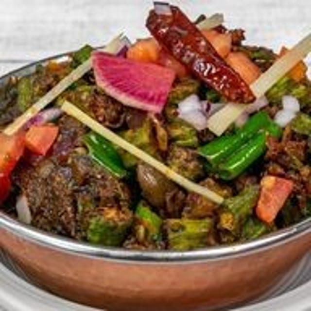 Tawa Okra Fry.