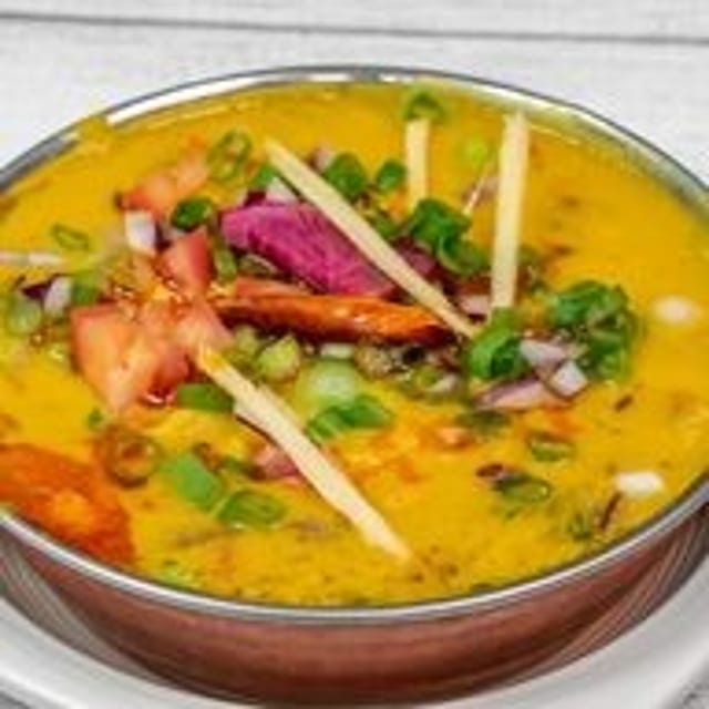 Yellow Dal Tadka Vegan.