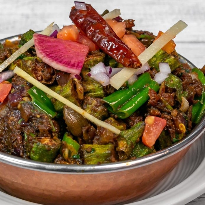 Tawa Okra Fry.