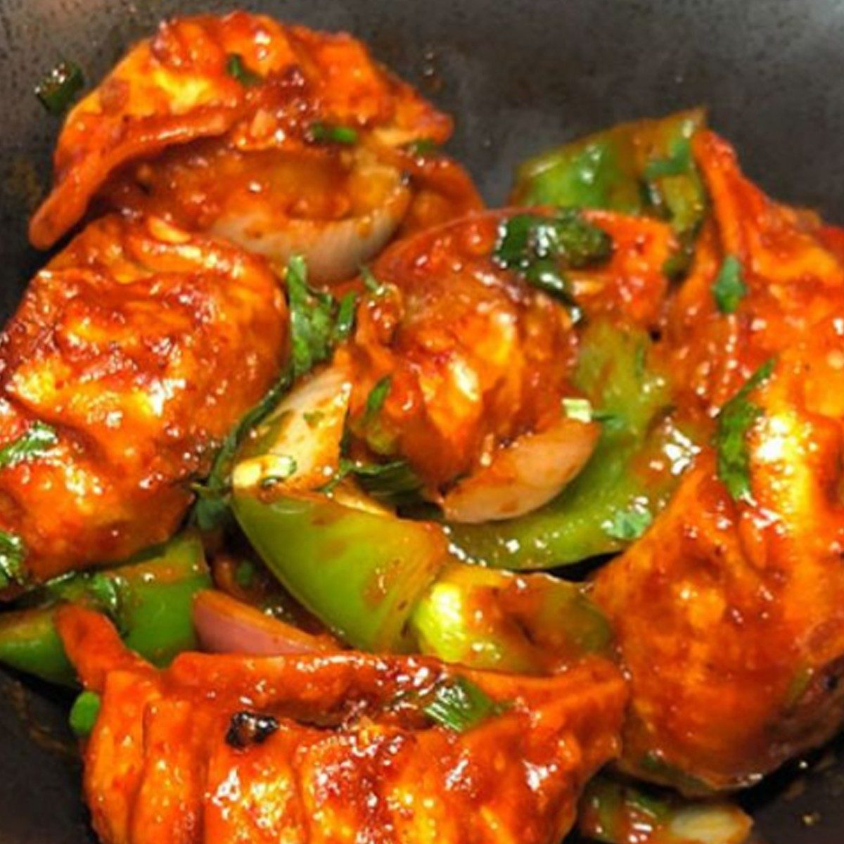 Chilli Veg Momo.