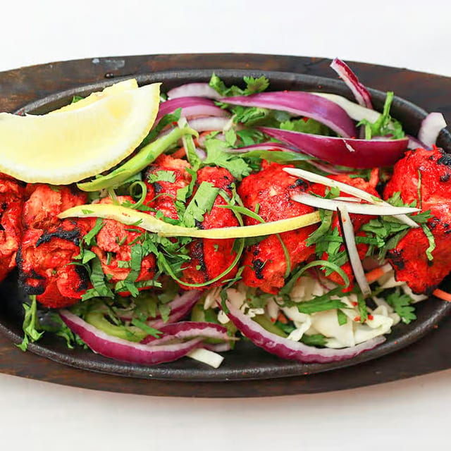 Tandoori Salmon Tikka (8 Pieces).