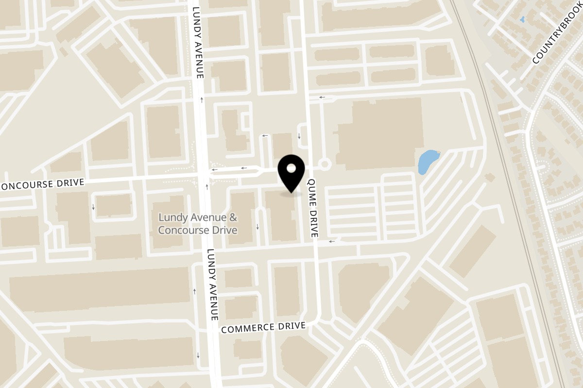 Map showing the location of Everest Cuisine San Jose on 2092 Concourse Dr in San Jose